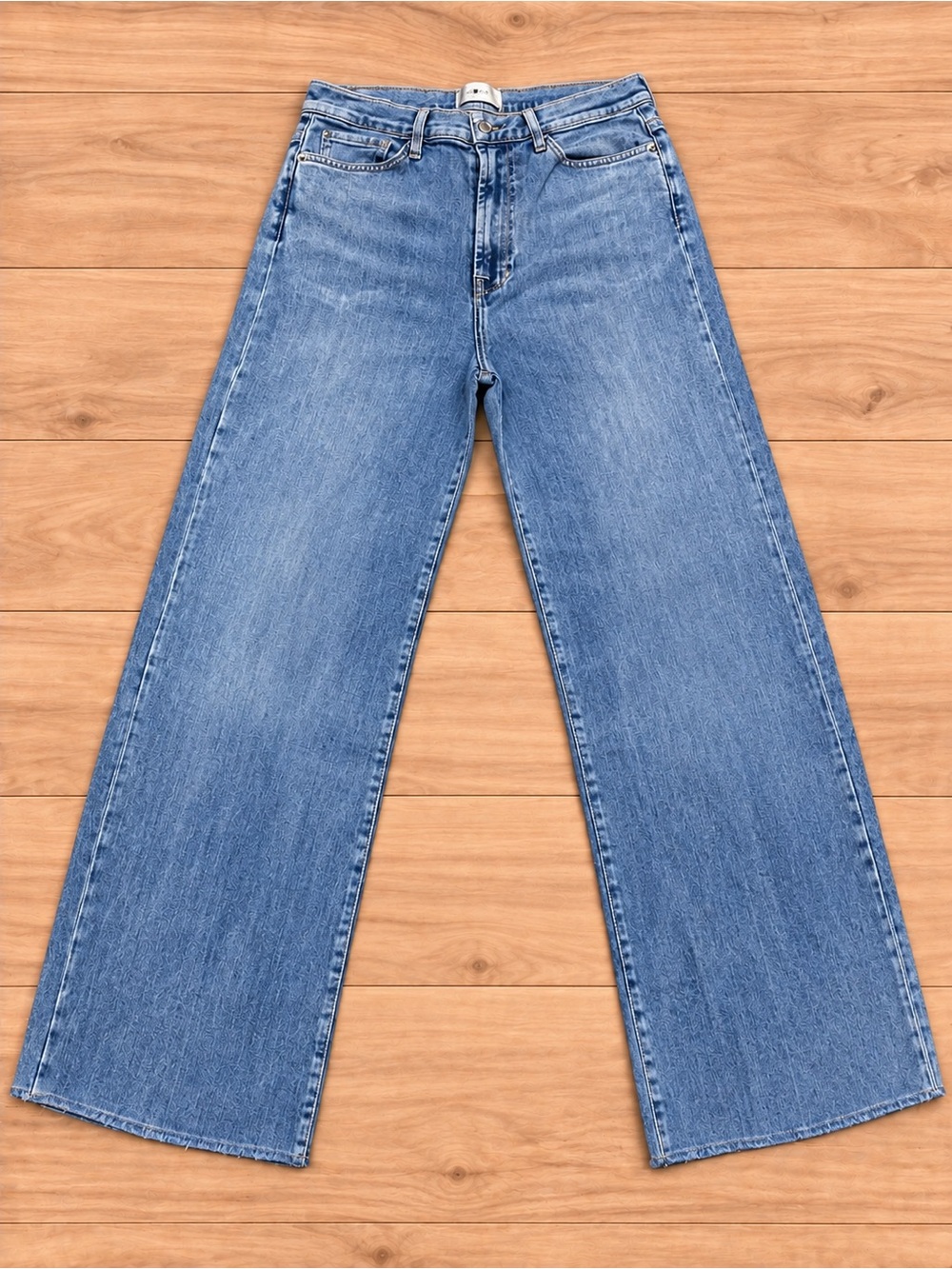 7 For All Mankind 29x28 Ultra HR Jo Wide Leg Stretch Denim Jeans EUC